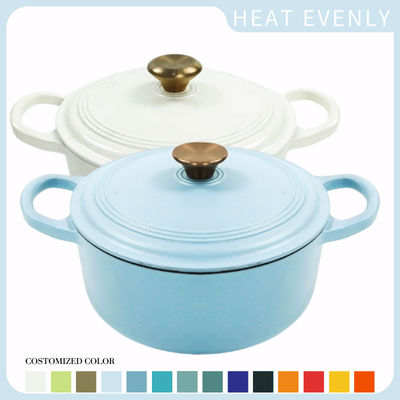 Дружественное литое железо Cocotte эмали для легкие варить и очищать