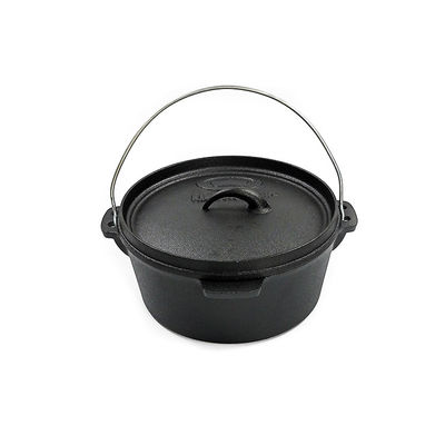 OEM Pre приправил Cookware литого железа установил для располагаться лагерем