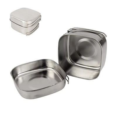 H6.8CM располагаясь лагерем варящ Cookware 6pcs/Set нержавеющей стали набора D14.7CM располагаясь лагерем