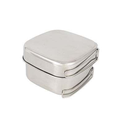 H6.8CM располагаясь лагерем варящ Cookware 6pcs/Set нержавеющей стали набора D14.7CM располагаясь лагерем