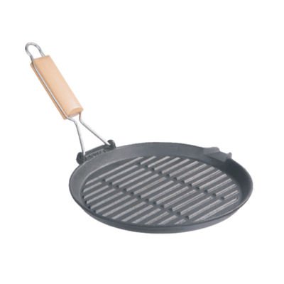 Griddle 10inch гриля литого железа 27cm со складывая ручкой ISO9001