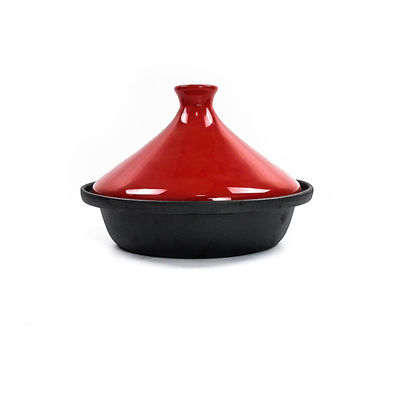 Наборы Cookware литого железа 7 частей покрытые эмалью для крытого и на открытом воздухе