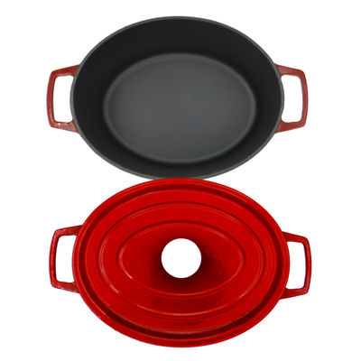 Ручки 4.5L/6.8L 2 бака тушеного мяса утюга эмали для Kitchenware