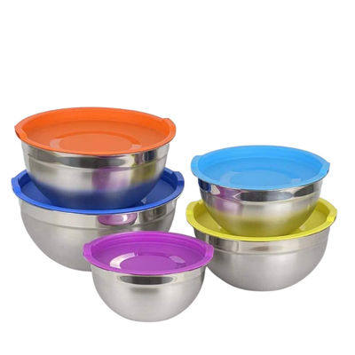 Облегченный Cookware нержавеющей стали устанавливает салатницу нержавеющей стали 0.4L-4L