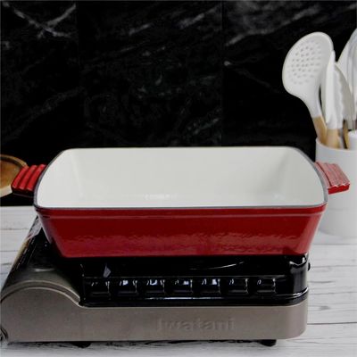 Покройте эмалью лоток жарить в духовке литого железа сковороды 2.5/4kg литого железа покрытия