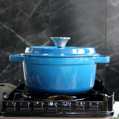 2/2.5/2.8/3.8/4.8L Enameled Cast Iron Braiser For Daily Use