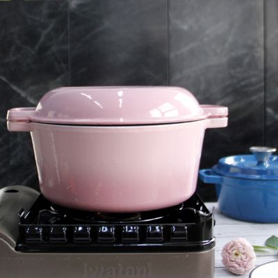 Печь сотейника литого железа ODM OEM голландская с высотой 11.5cm крышки Skillet