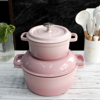 Печь сотейника литого железа ODM OEM голландская с высотой 11.5cm крышки Skillet