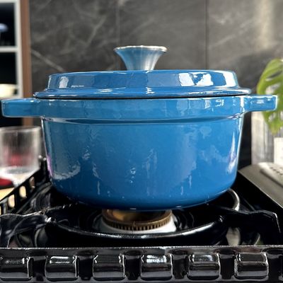 2/2.5/2.8/3.8/4.8L Enameled Cast Iron Braiser For Daily Use