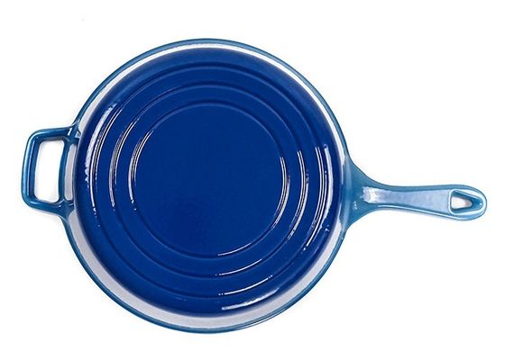 SGS BSCI покрыл эмалью крышку лотка Cookware литого железа и бак тушеного мяса 2 в 1
