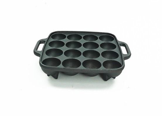 Лоток гриля Takoyaki Griddle гриля литого железа SGS BSCI для Stovetop