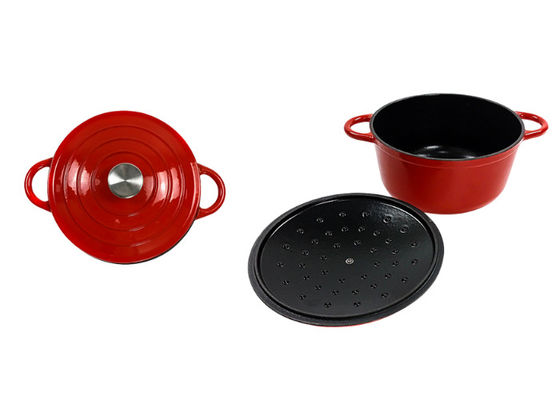 Печь ISO9001 красного литого железа ODM 21.3*10cm OEM голландская аттестовала