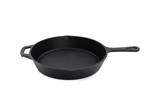 Сверхмощный прочный Skillet литого железа 10 дюймов с ручкой хелпера -