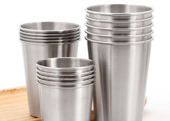 Золотая 304 аттестация чашки 8.2/9.3cm нержавеющей стали SGS/ISO9005