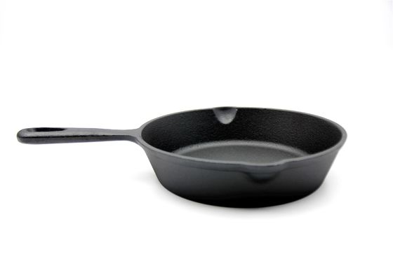 Skillet литого железа 6/8/10 дюймов Pre приправленный для опаляет, Sauté, печет всю плиту
