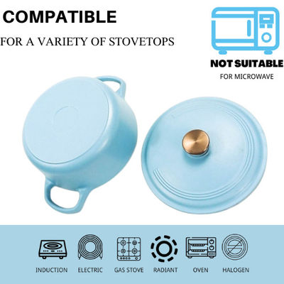 Дружественное литое железо Cocotte эмали для легкие варить и очищать