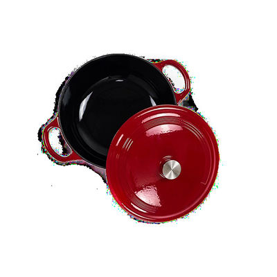 Наборы Cookware литого железа 7 частей покрытые эмалью для крытого и на открытом воздухе