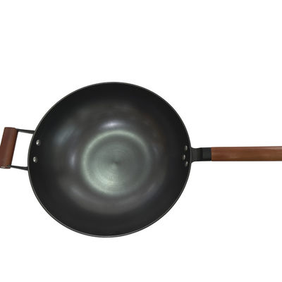 Skillet литого железа кухни дома BSCI китайский варя ручку 32cm лотка вка не