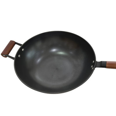 Skillet литого железа кухни дома BSCI китайский варя ручку 32cm лотка вка не