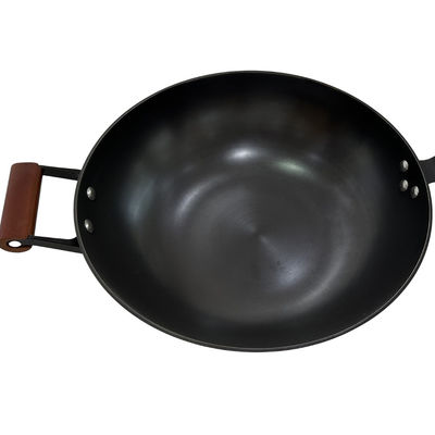 Skillet литого железа кухни дома BSCI китайский варя ручку 32cm лотка вка не