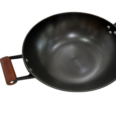 Skillet литого железа кухни дома BSCI китайский варя ручку 32cm лотка вка не
