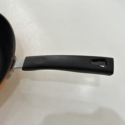Вок наградного Skillet литого железа 13Inch китайский с закаленными стеклянными крышкой и не ручкой