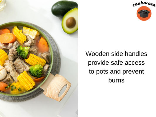 Наградной алюминиевый Cookware 7Piece установил для зеленого цвета Cooktops индукции