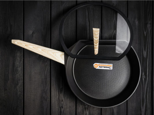 алюминиевая сковорода Cookware 11Inch сверхмощная с основанием нержавеющей стали