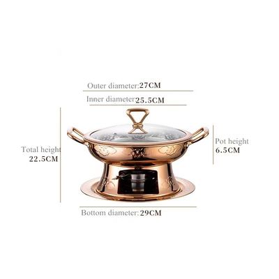 набор шведского стола ссаживая блюда нержавеющей стали 26cm