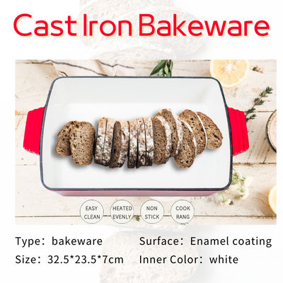 Эмалированное покрытие чугунная кастрюля для выпечки