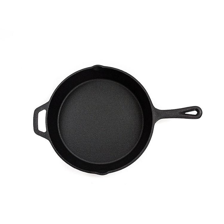 Pre закаленный длинный лоток Skillet литого железа ручки 6/8/10 дюймов 3pcs/Set